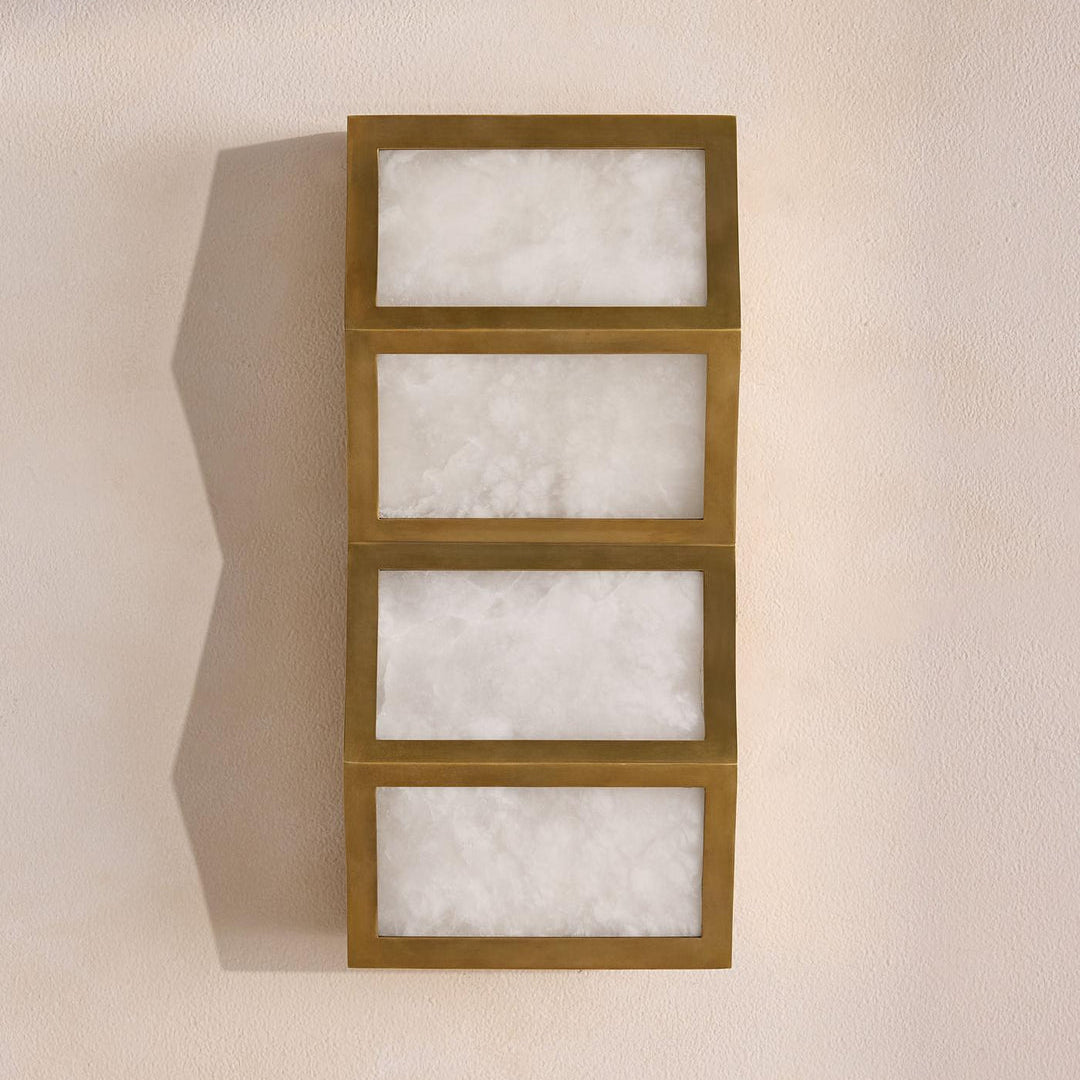 Nerissa Cascade Alabaster Wall Light