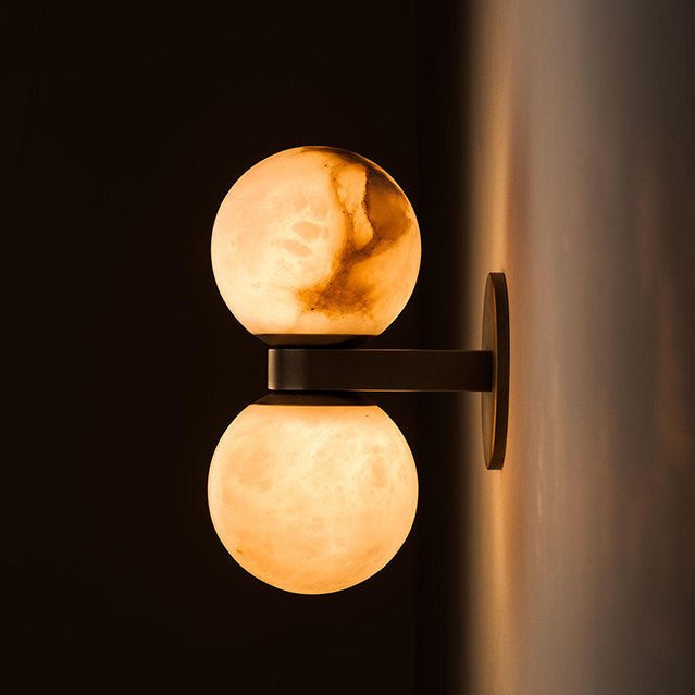Oren Alabaster Orb Wall Light