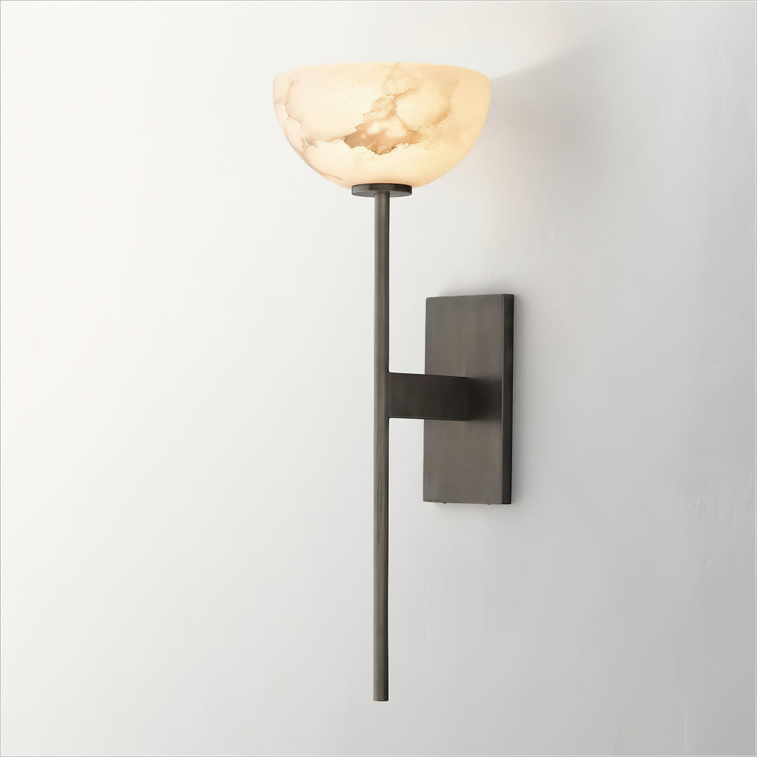 Orla Alabaster Cup Wall Lamp
