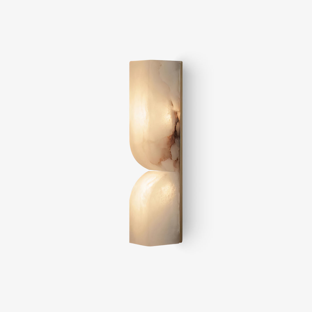 Celesira Alabaster Plug-in Wall Sconce - Short