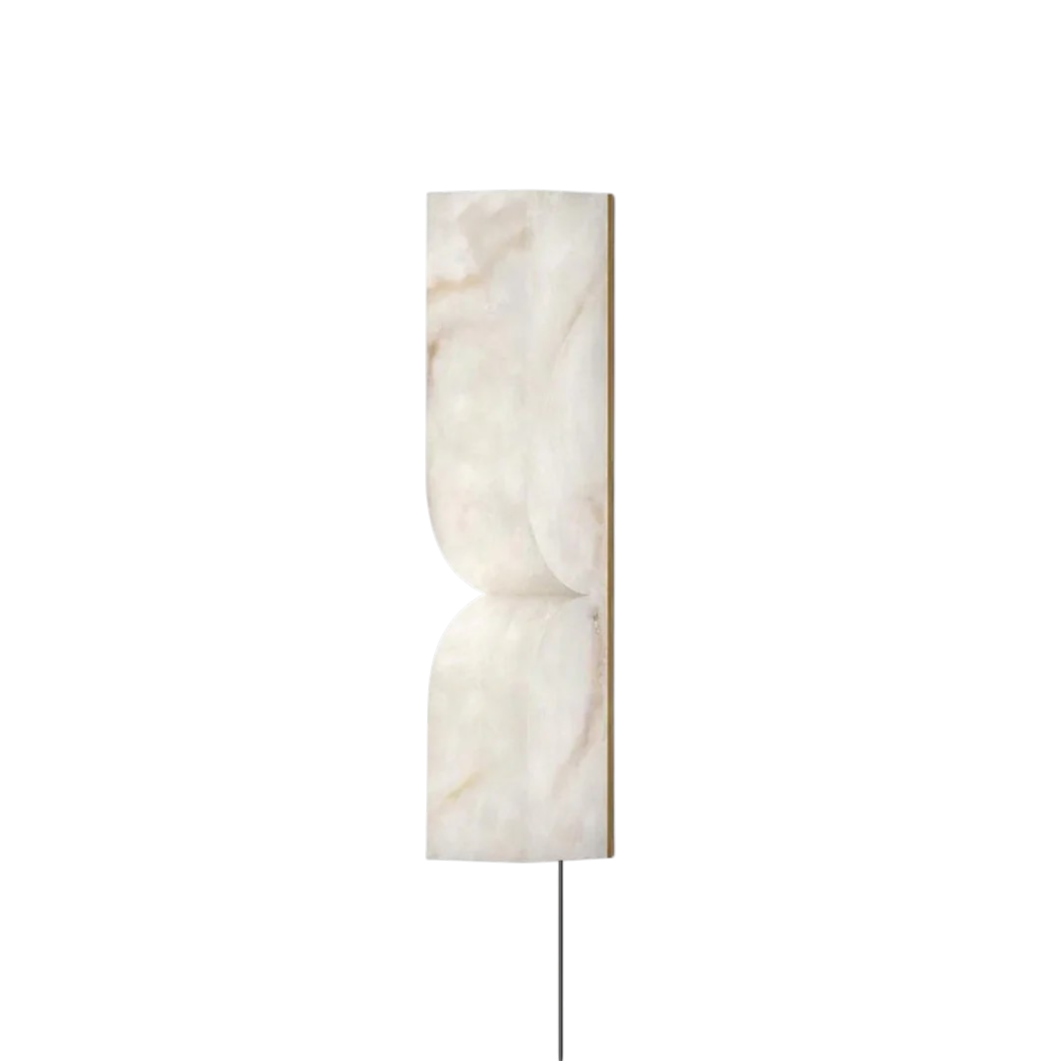 Celesira Alabaster Plug-in Wall Sconce - Short