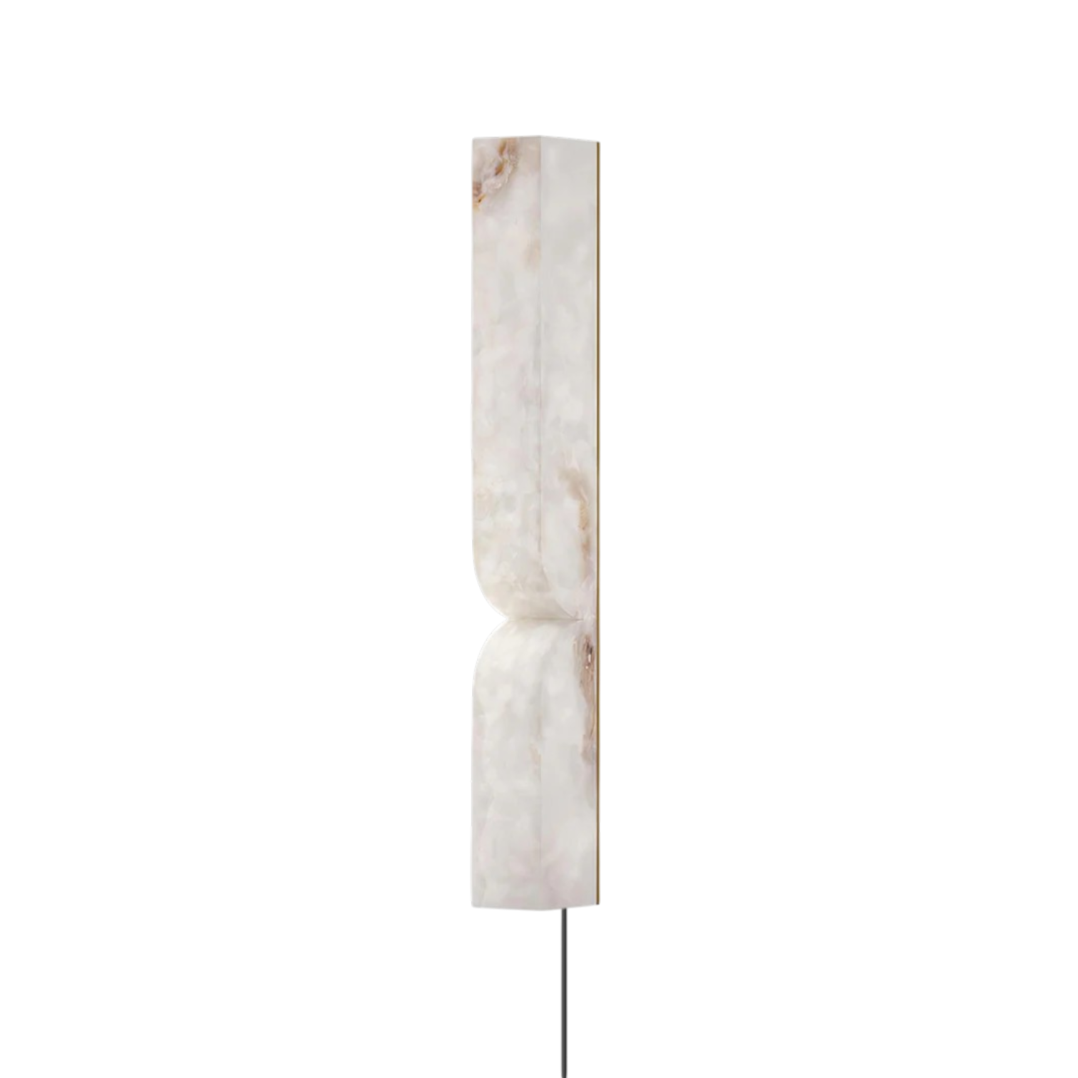 Celesira Alabaster Plug-in Wall Sconce - Long