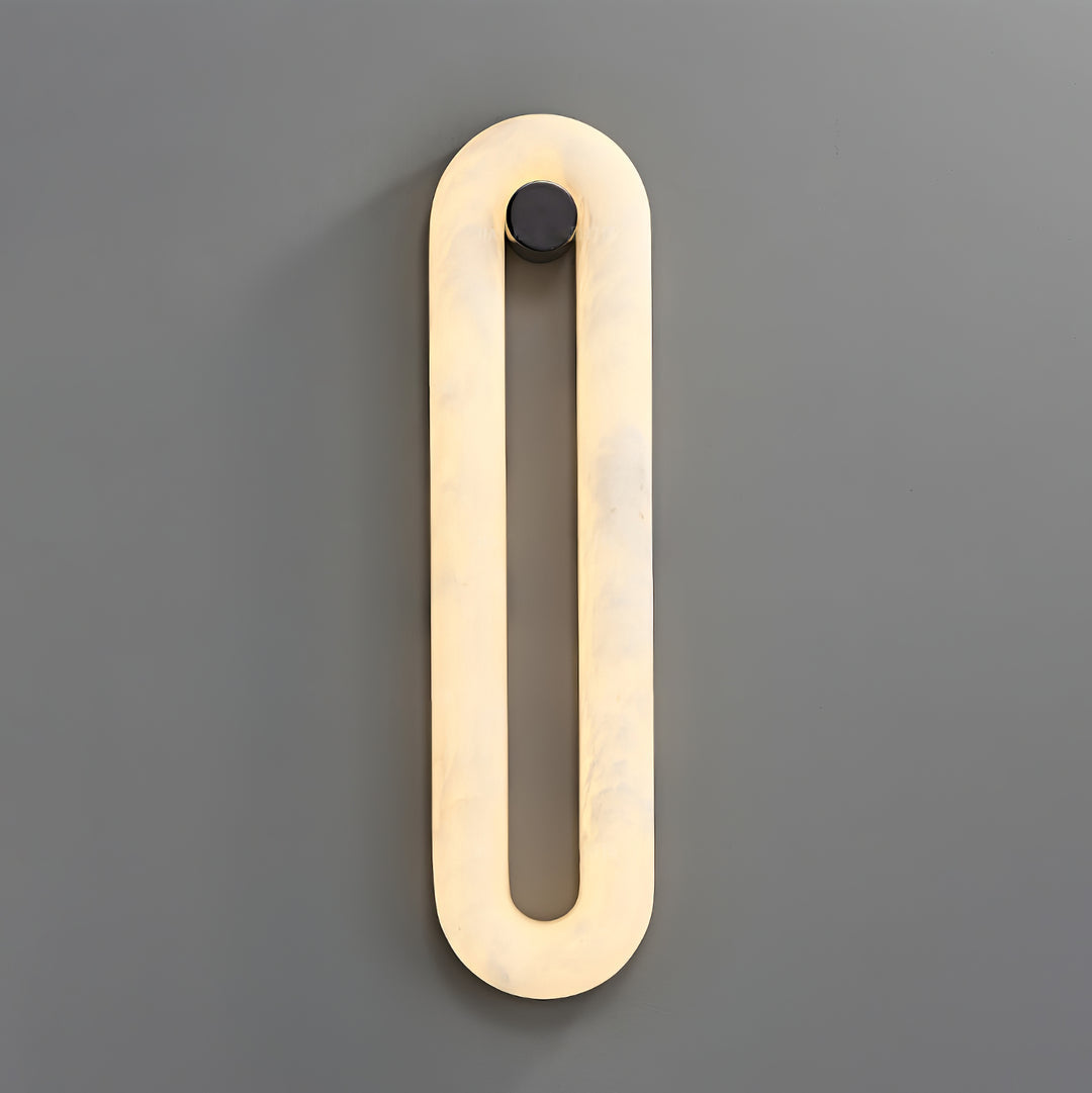 Fino Alabaster Loop Wall Light - Long