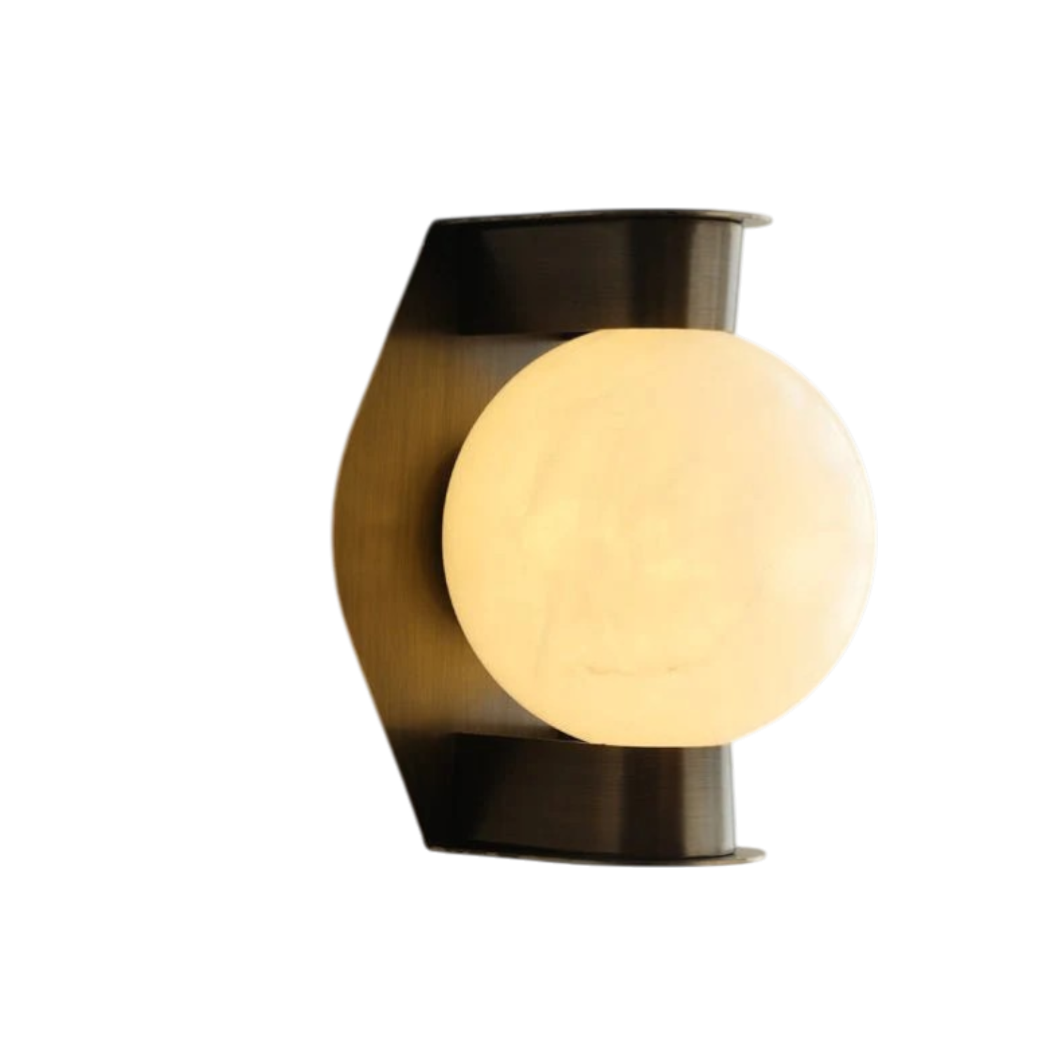 Almendra Orb Alabaster Sconce