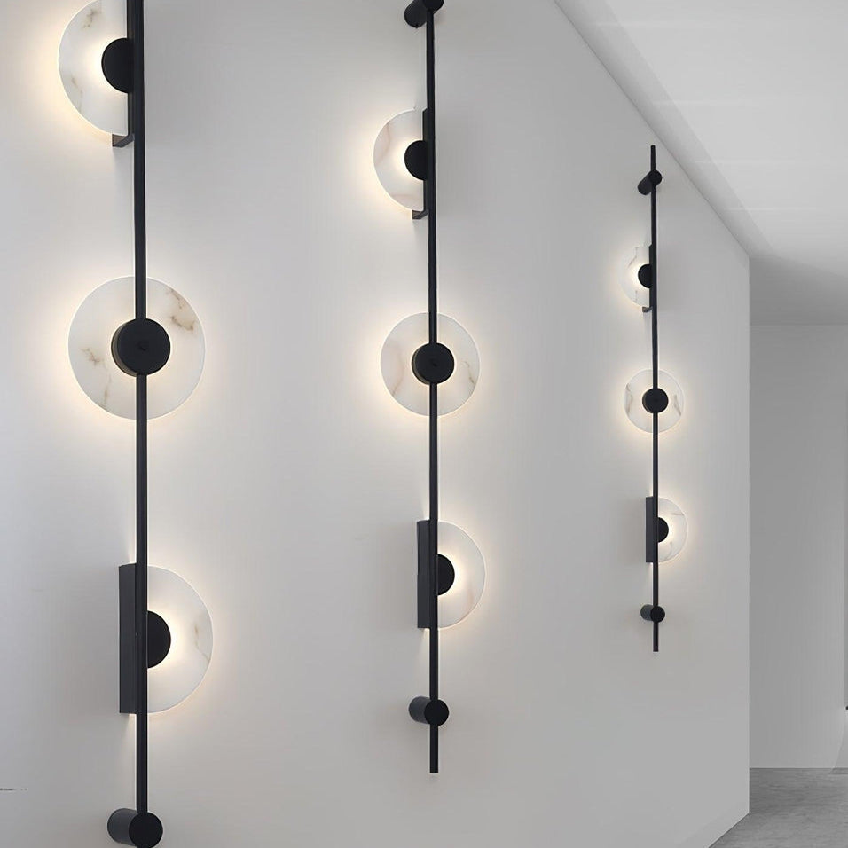 Aluneo Alabaster Vertical Plug-in Wall Sconce - Style B - Medium