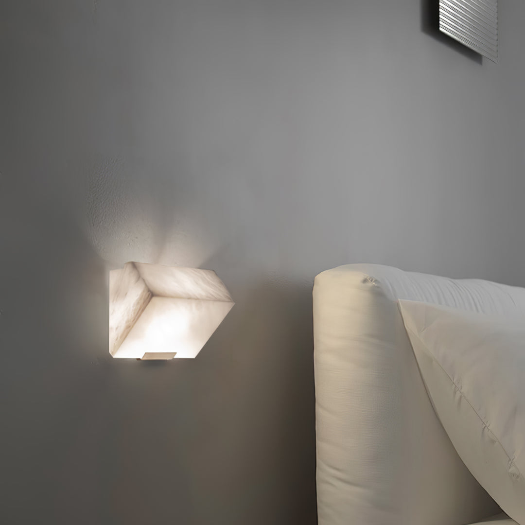 Mira Alabaster Staircase Wall Lamp - 1 tier