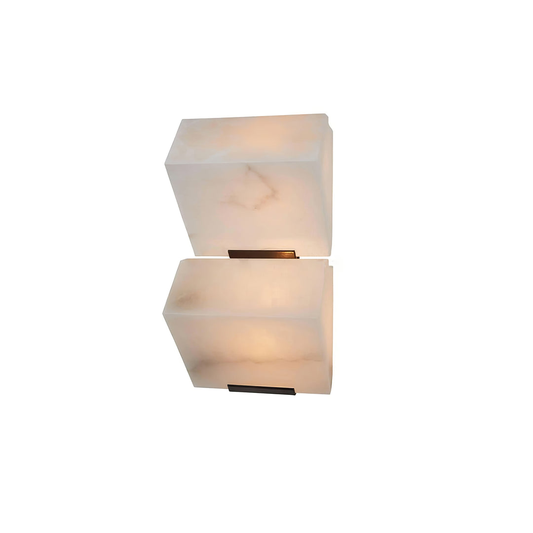 Mira Alabaster Staircase Wall Lamp - 2 tier