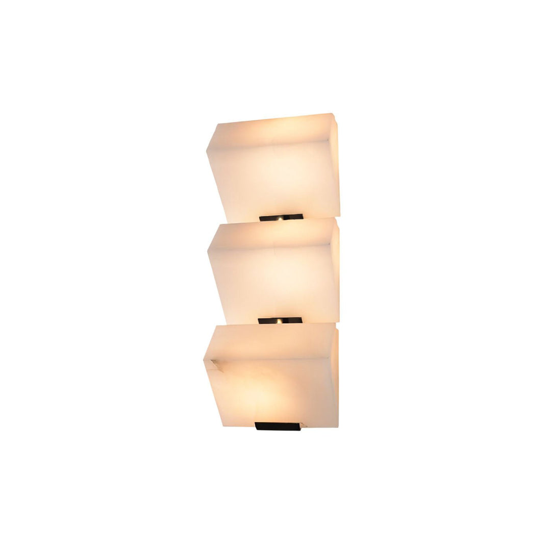 Mira Alabaster Staircase Wall Lamp - 3 tier