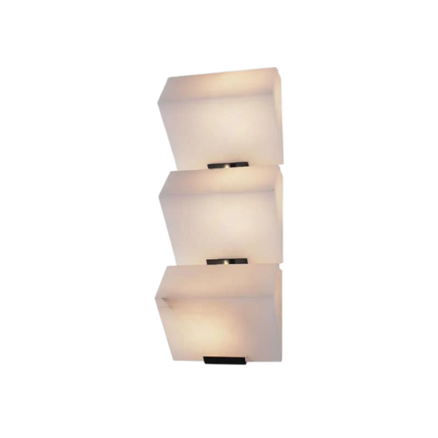 Mira Alabaster Staircase Wall Lamp - 3 tier