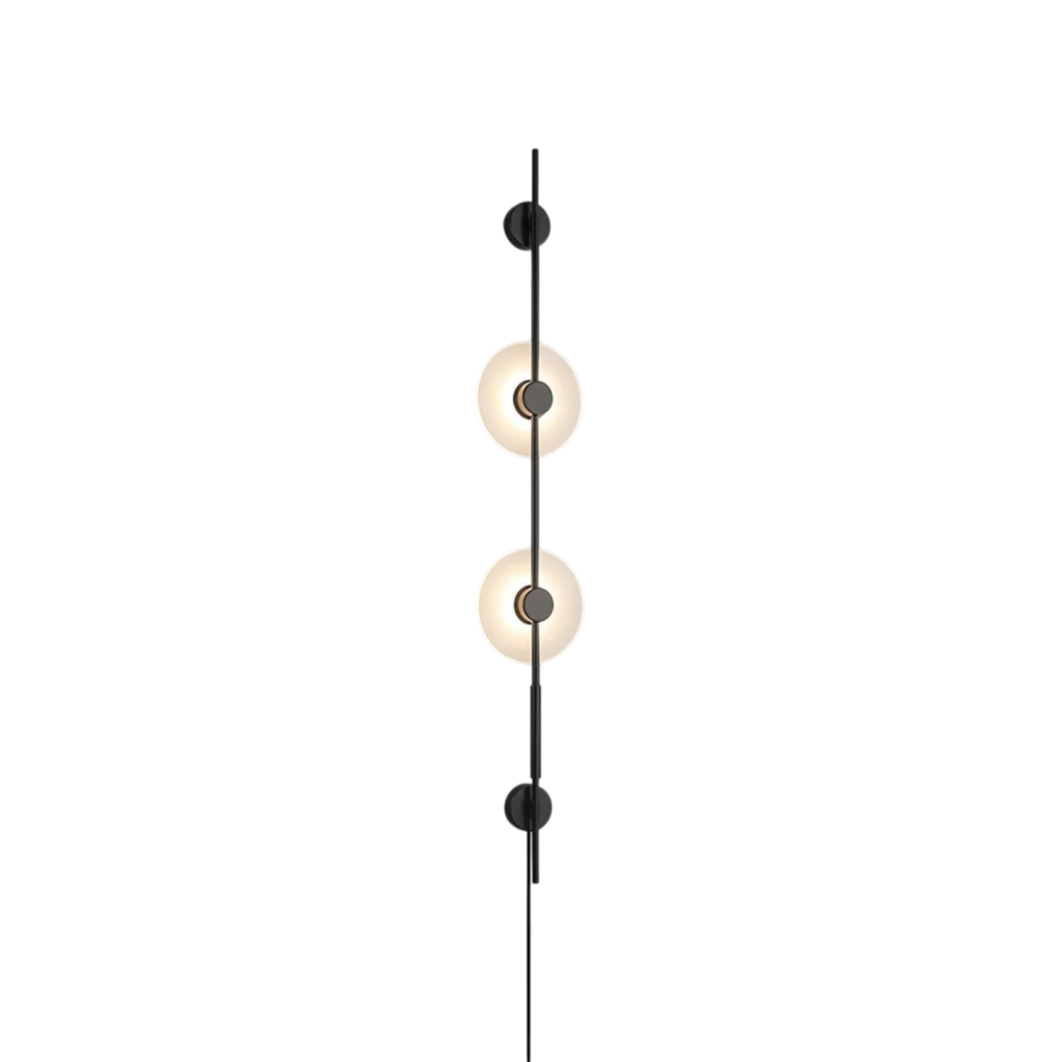 Aluneo Alabaster Vertical Plug-in Wall Sconce - Style A