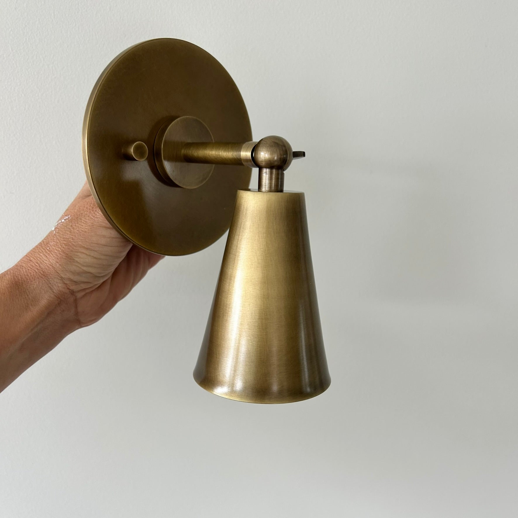 Alexa Short Arm Wall Lamp (Adjustable Shade)