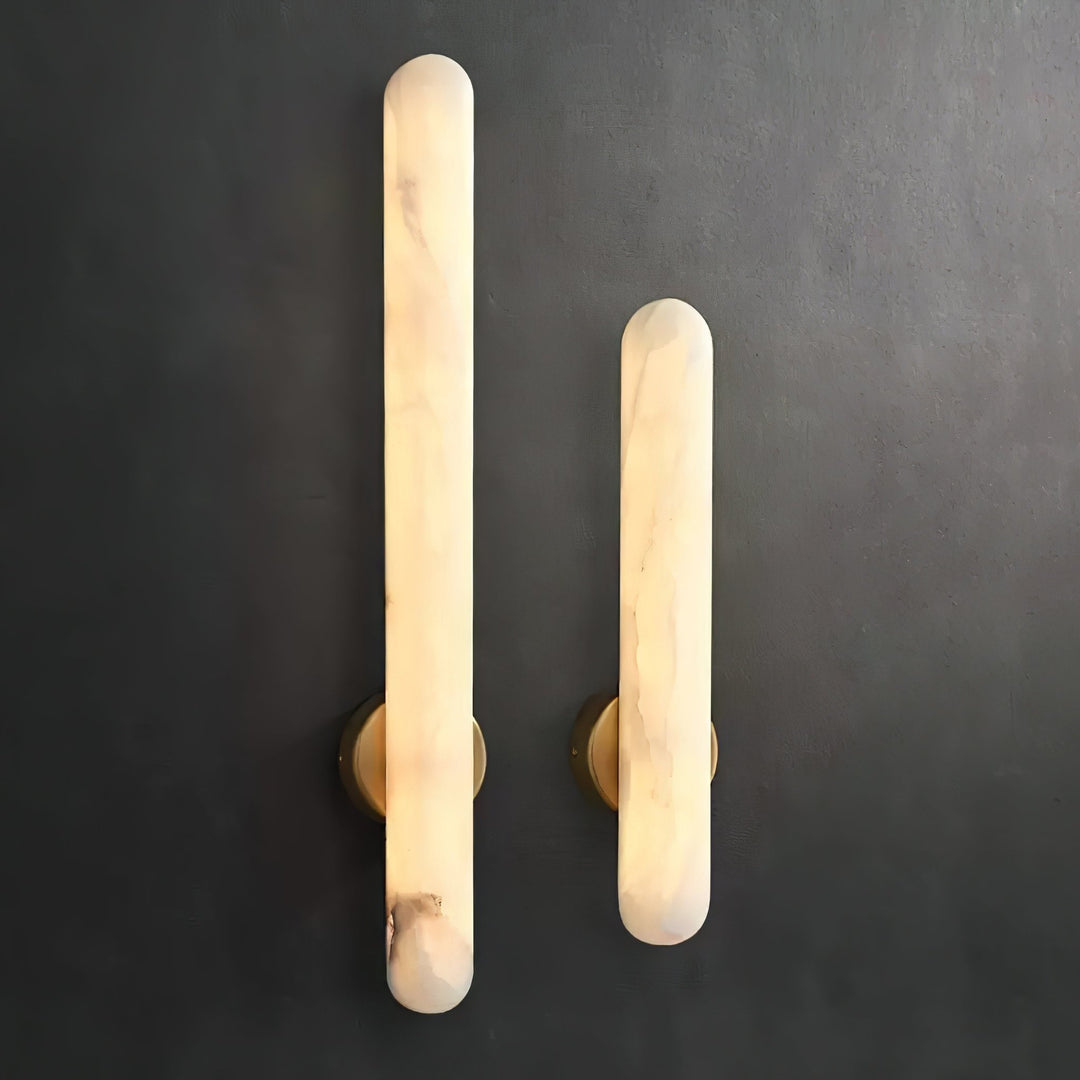 Oliva Alabaster Wall Sconce - Long