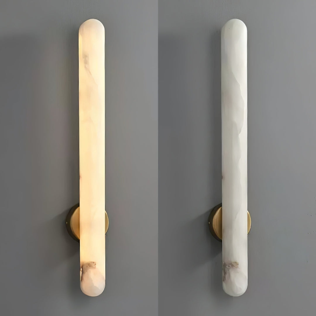 Oliva Alabaster Wall Sconce - Long