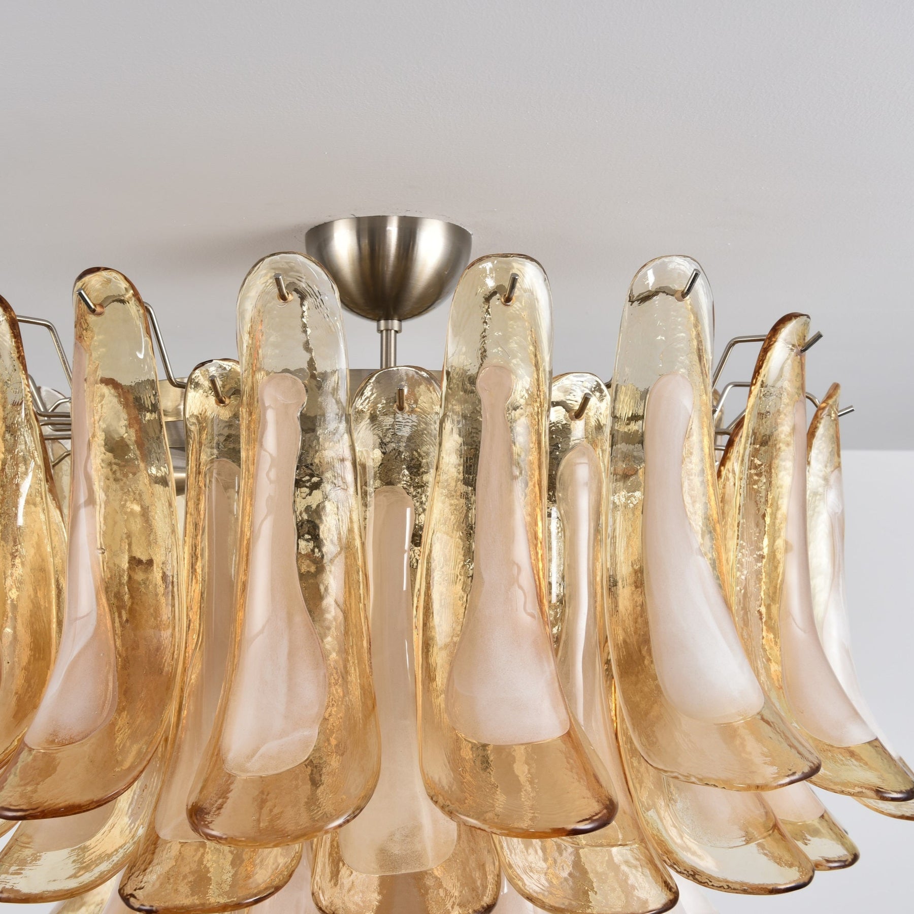 Natale Murano Petal Glass Ceiling Lamp