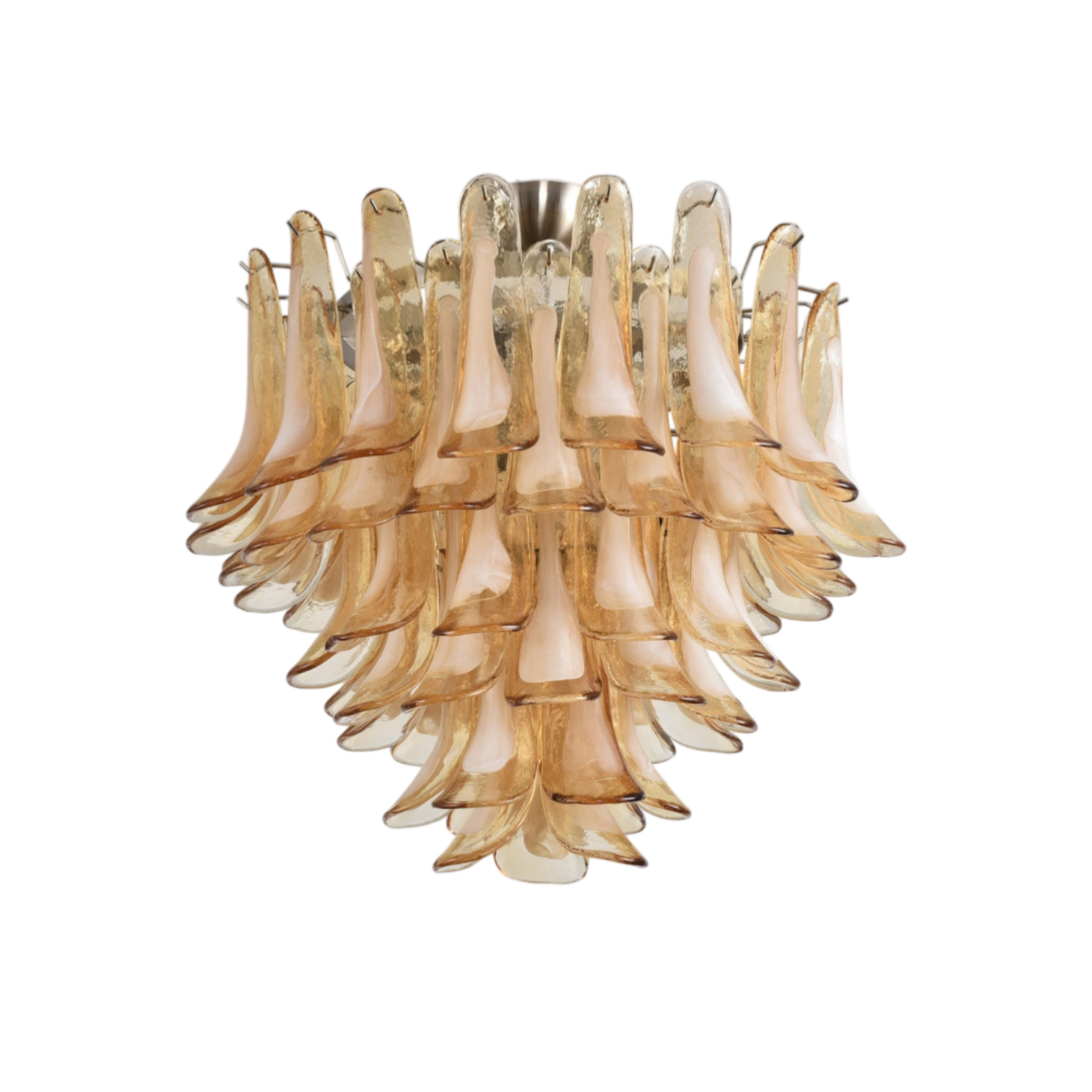 Natale Murano Petal Glass Ceiling Lamp
