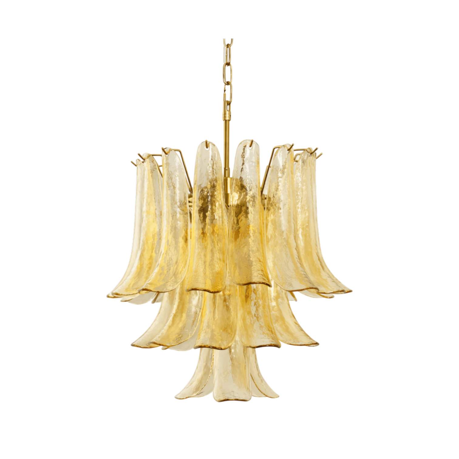 Anna Murano Cascade Glass Chandelier