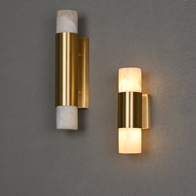 Velar Alabaster Wall Lamp - Long