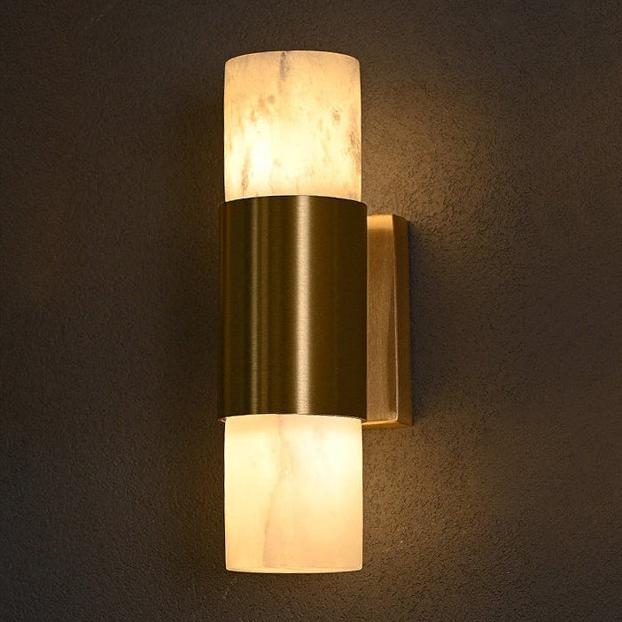 Velar Alabaster Wall Lamp - Short