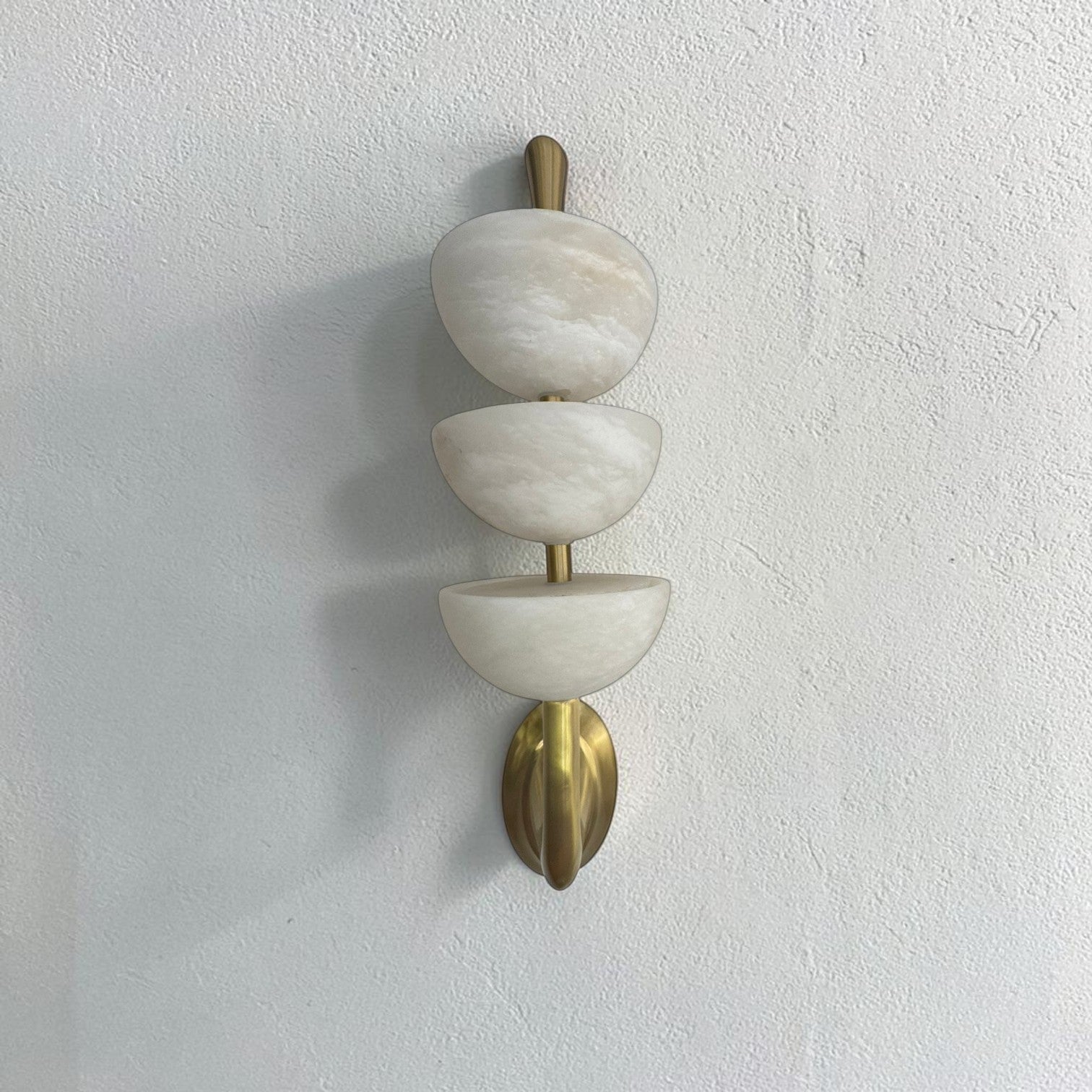 Armonia Triple Alabaster Wall Sconce