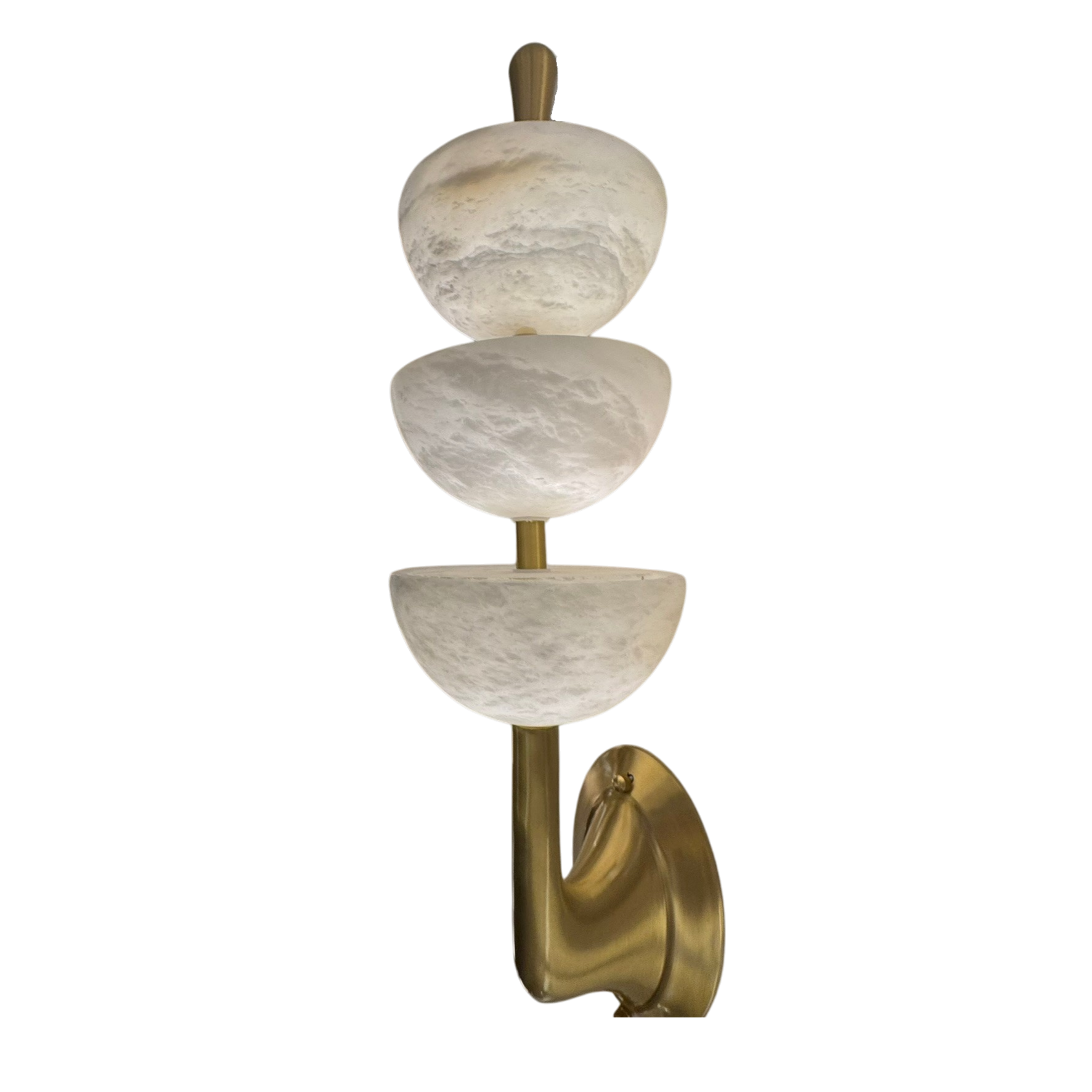 Armonia Triple Alabaster Wall Sconce