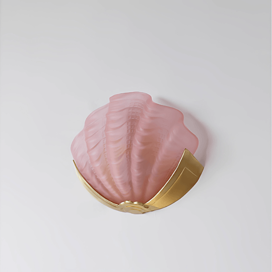 Ortensia Murano Scallop Wall Light