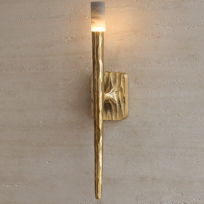 Luro Sculpted Alabaster Sconce