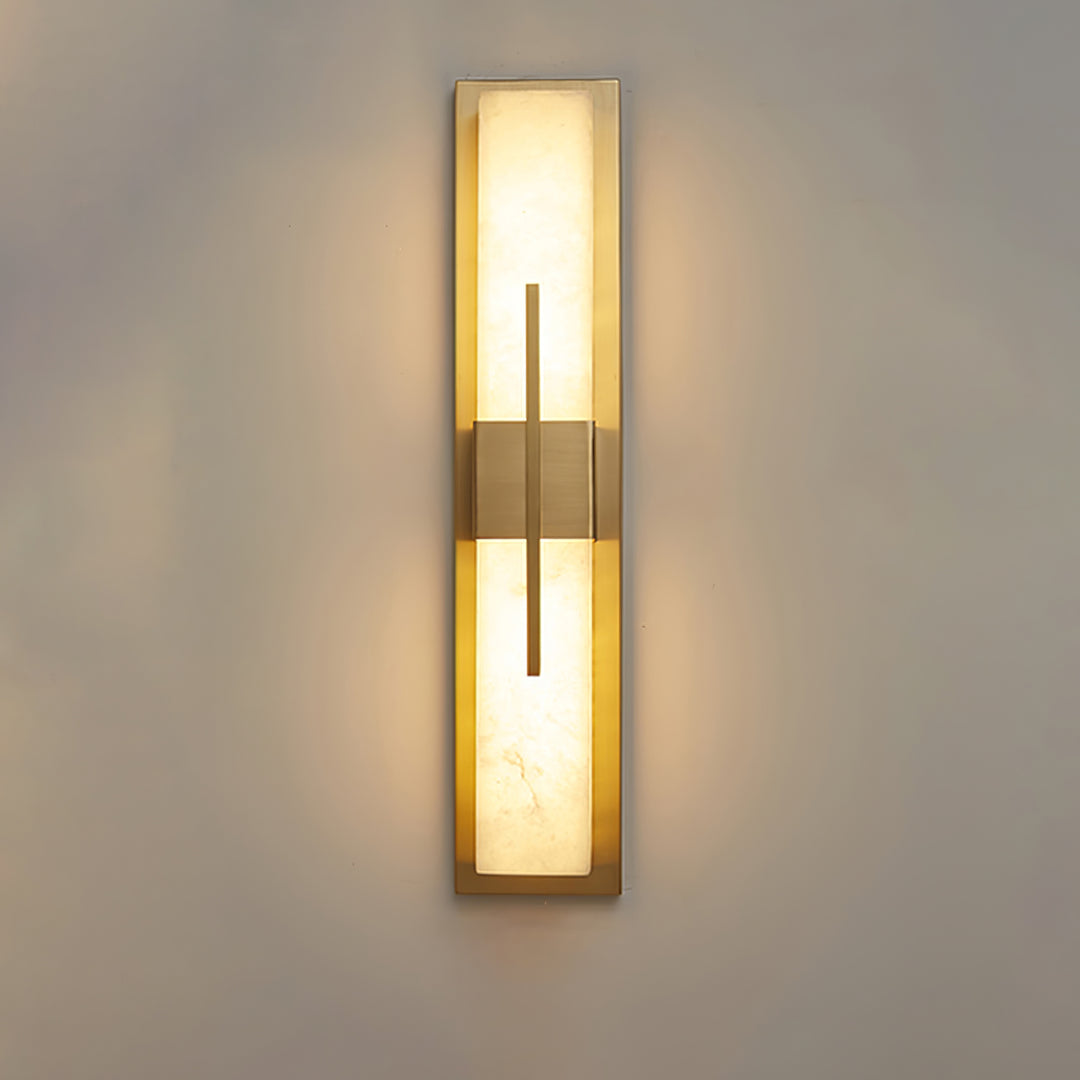 Valora Alabaster Sconce - Long