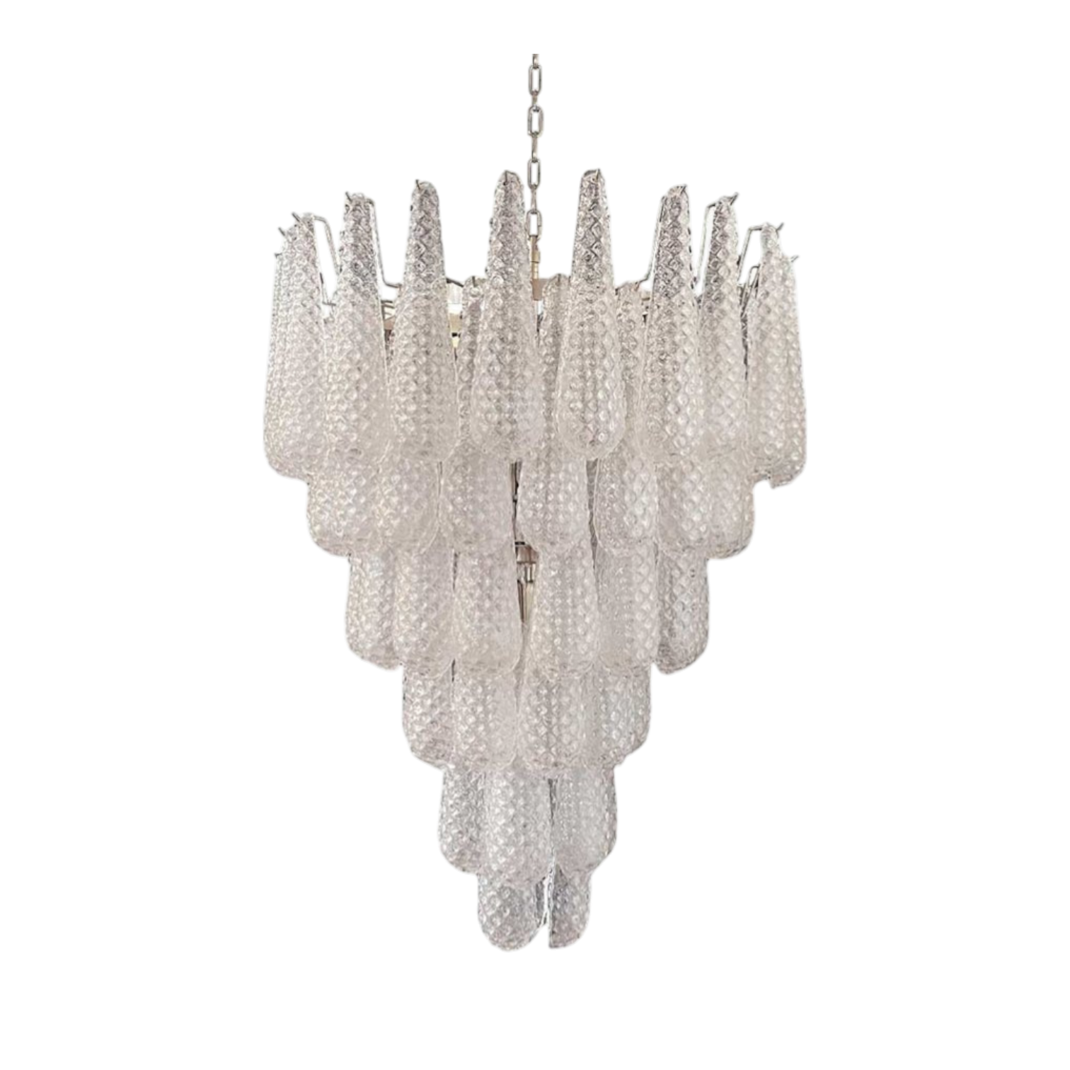 Beretta Murano Glass Pinecone Chandelier