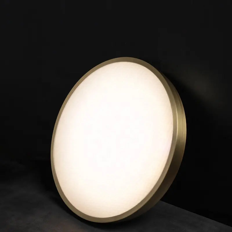 Bethany Brass Round Ceiling Lamp