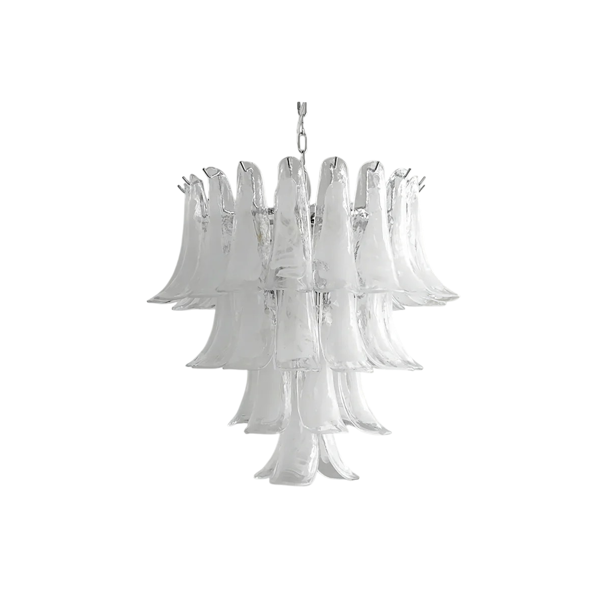 Bettina Murano Petal Glass Pendant Lamp (4 layer)