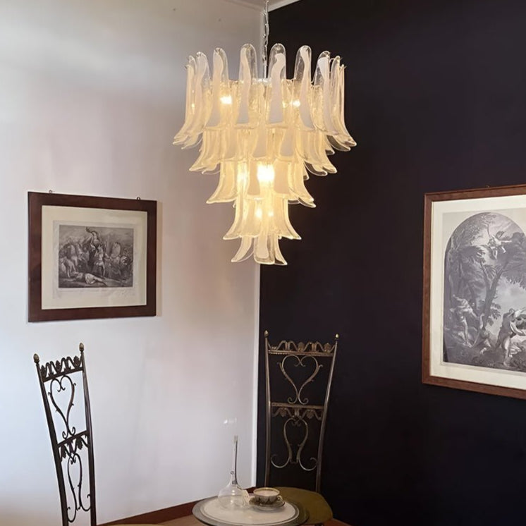 Bettina Murano Petal Glass Pendant Lamp (5 layer)
