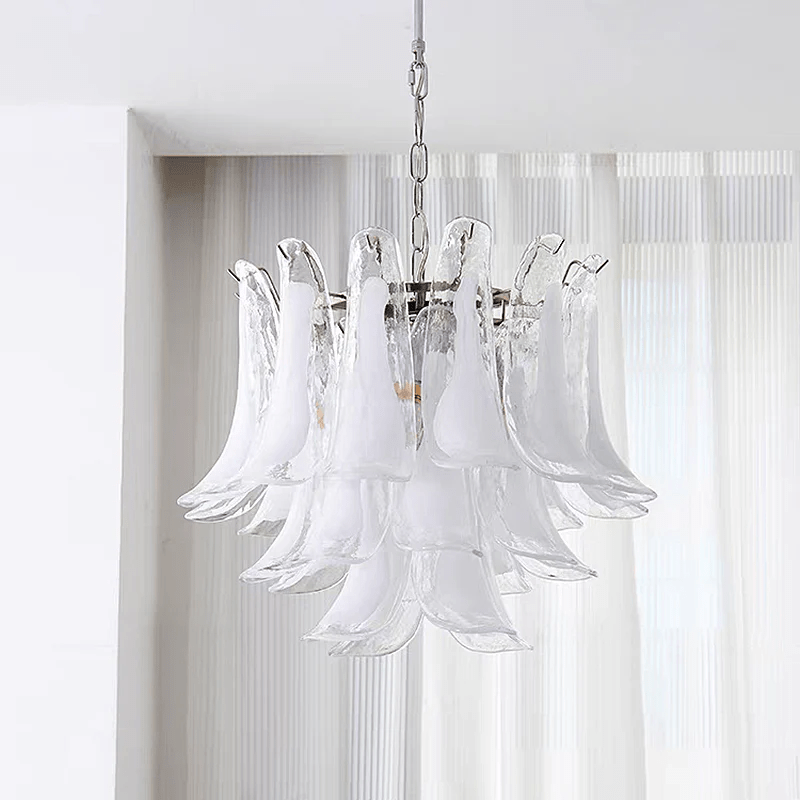 Bettina Murano Petal Glass Pendant Lamp (3 layer)
