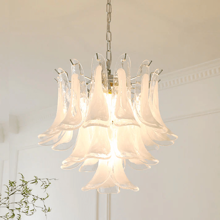 Bettina Murano Petal Glass Pendant Lamp (3 layer)