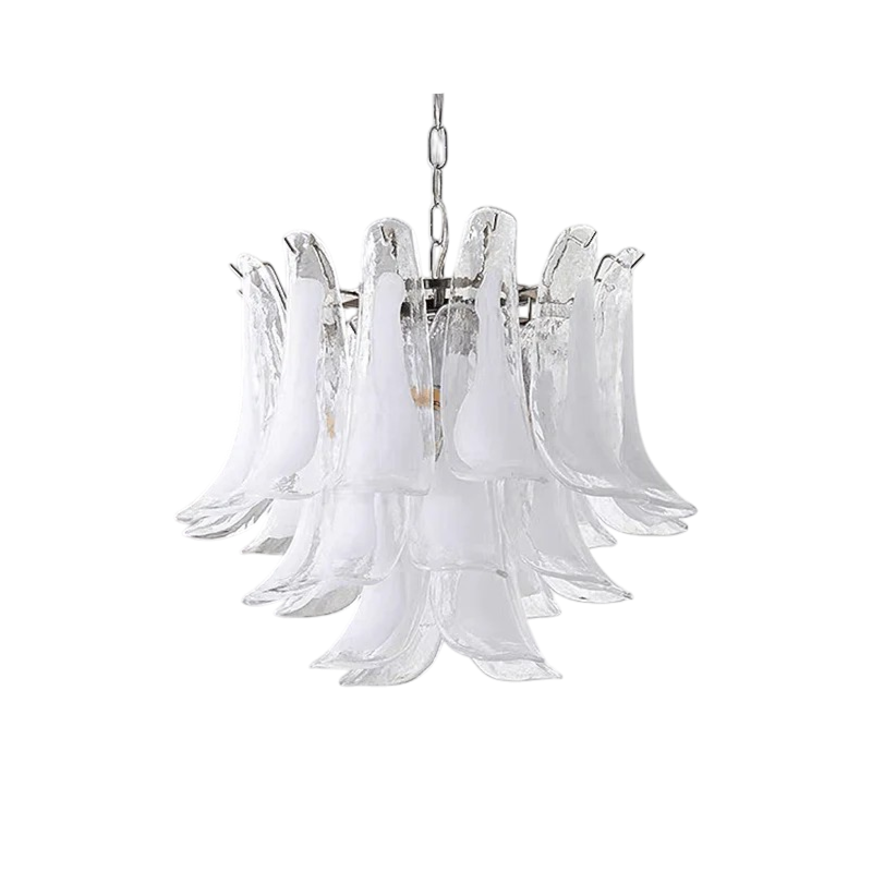 Bettina Murano Petal Glass Pendant Lamp (3 layer)