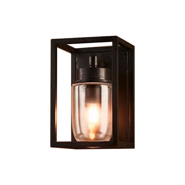 Tamworth Black Outdoor Wall Lamp