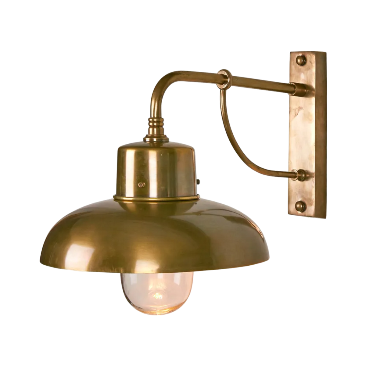 Bridgewater Outdoor Wall Light Brass