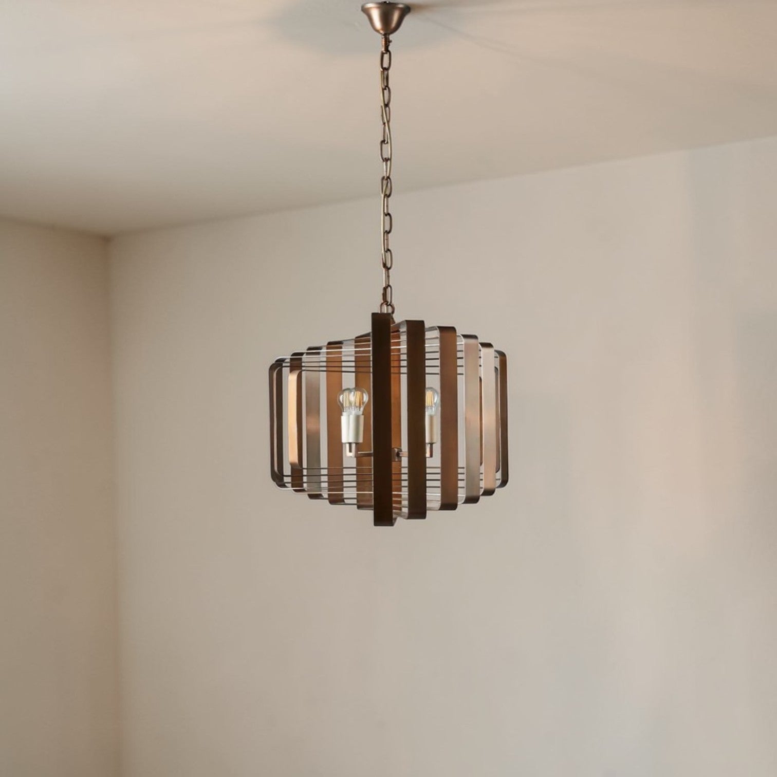 Bronte Ceiling Pendant Brass ELZR62824BRZ