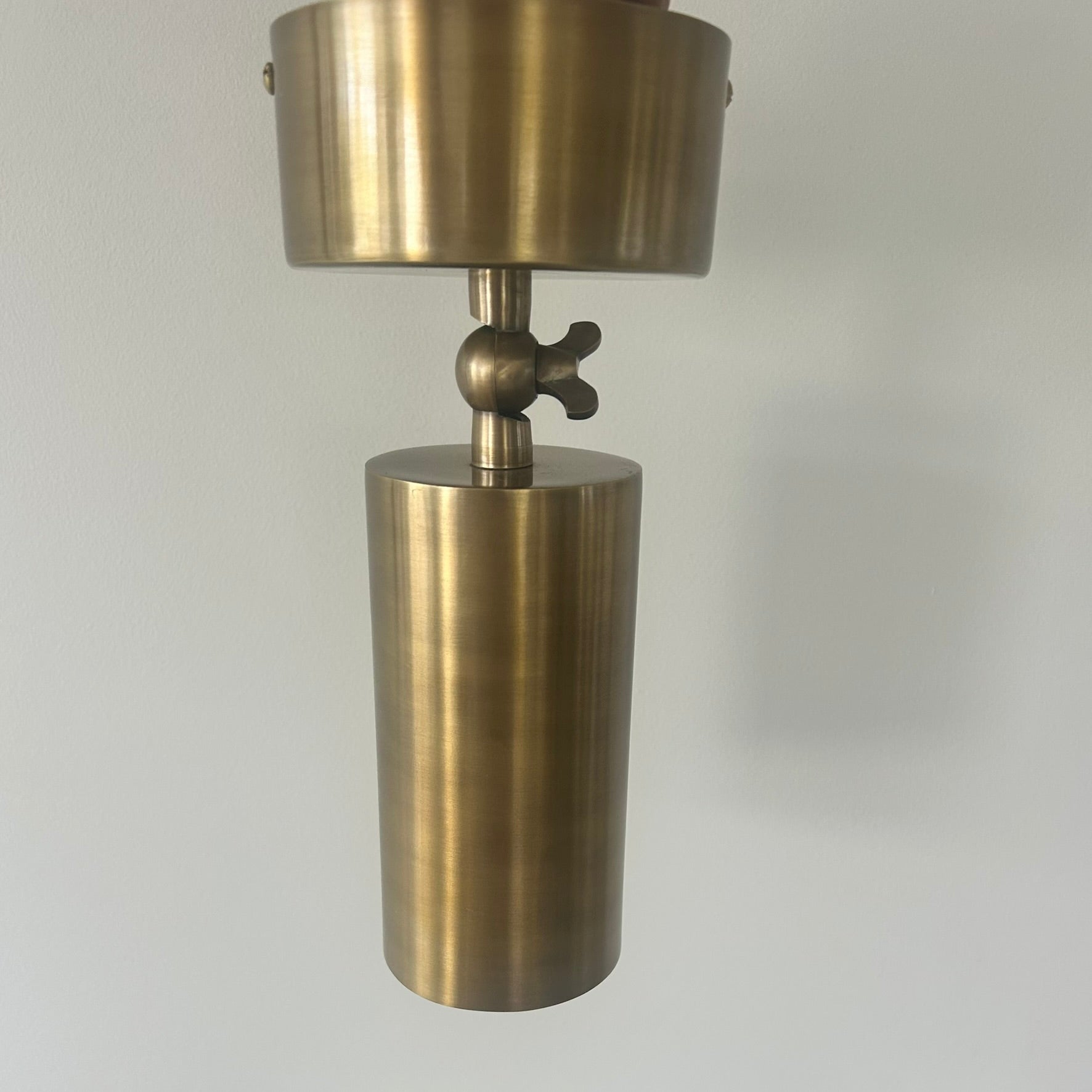 Bruges Antique Brass Adjustable Ceiling Can Lamp (Clearance)