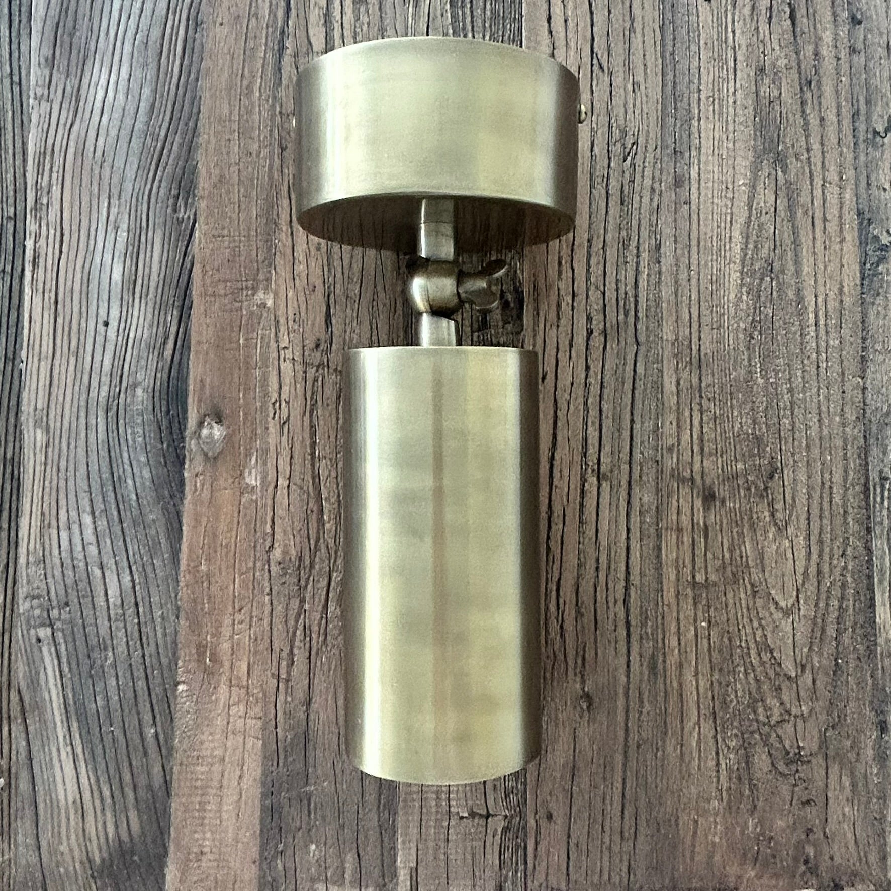 Bruges Antique Brass Adjustable Ceiling Can Lamp (Clearance)