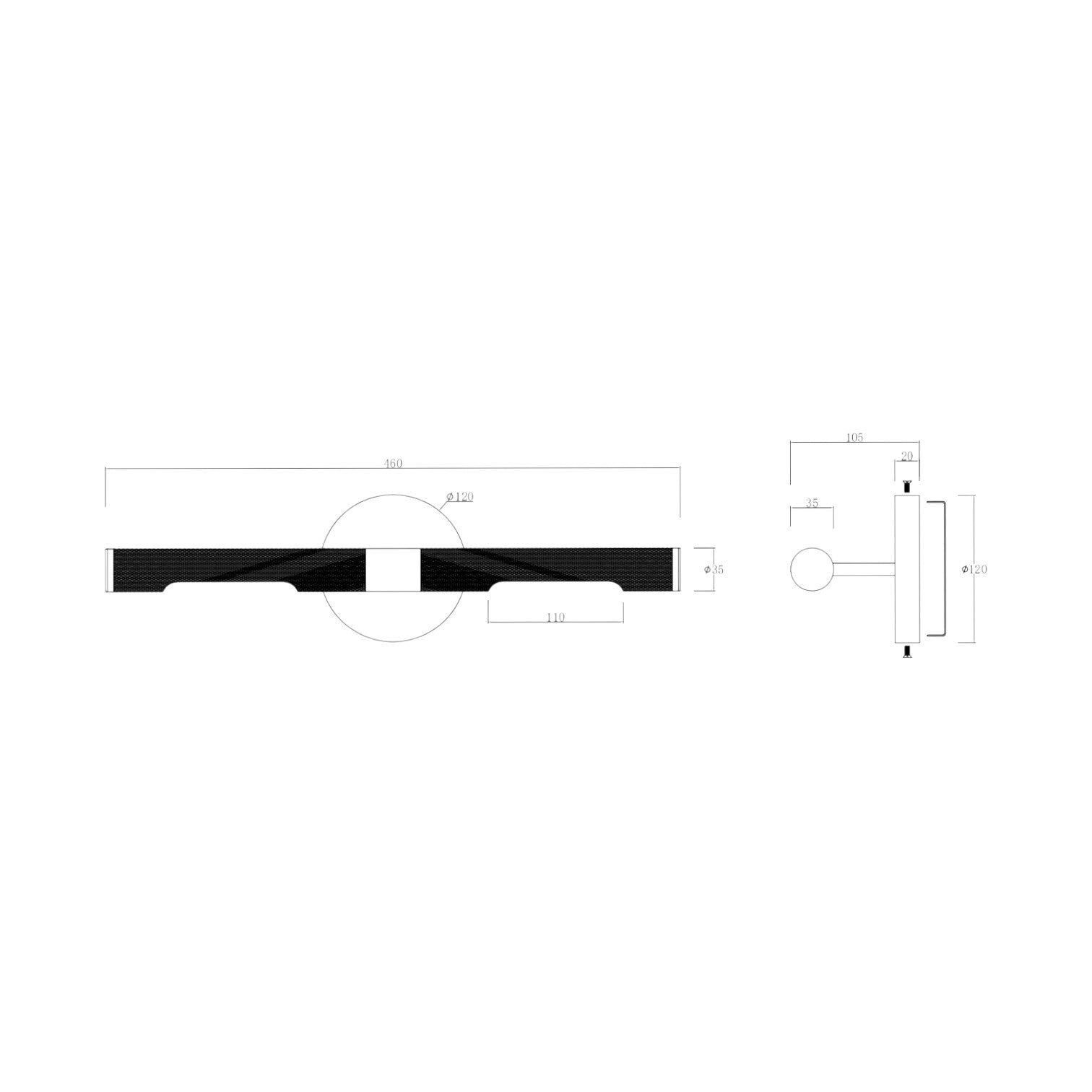 Burford Picture Lamp (460mm)
