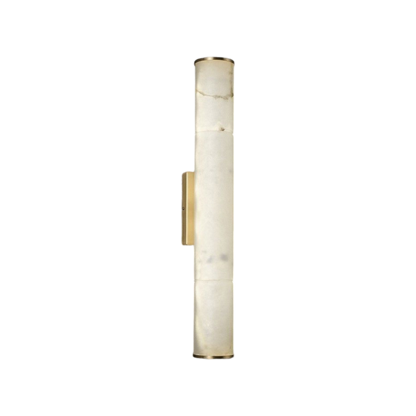 Capote Alabaster Column Wall Lamp