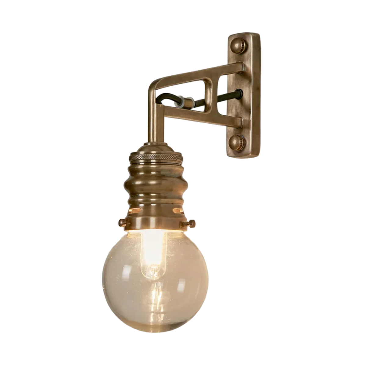 Carlton Outdoor Wall Light Antique Brass