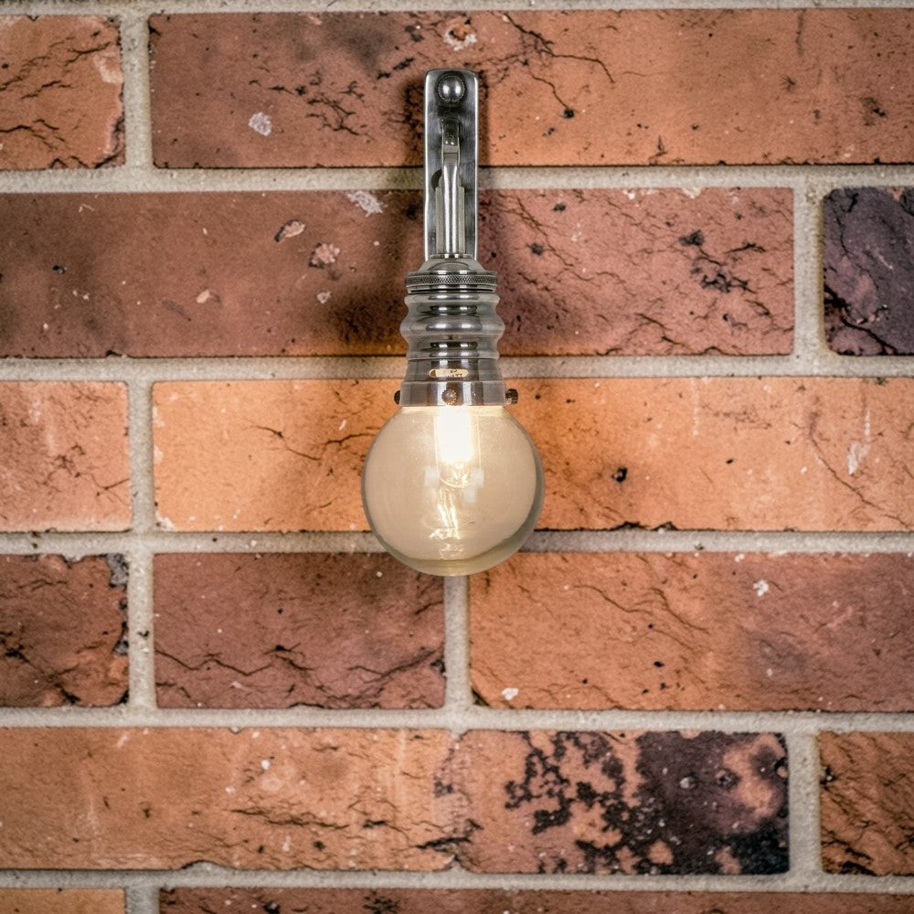 Carlton Outdoor Wall Light Silver