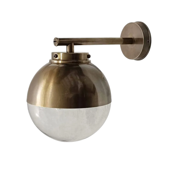 Carrington Outdoor Wall Light Antique Brass (SKU ELPIM31662AB)