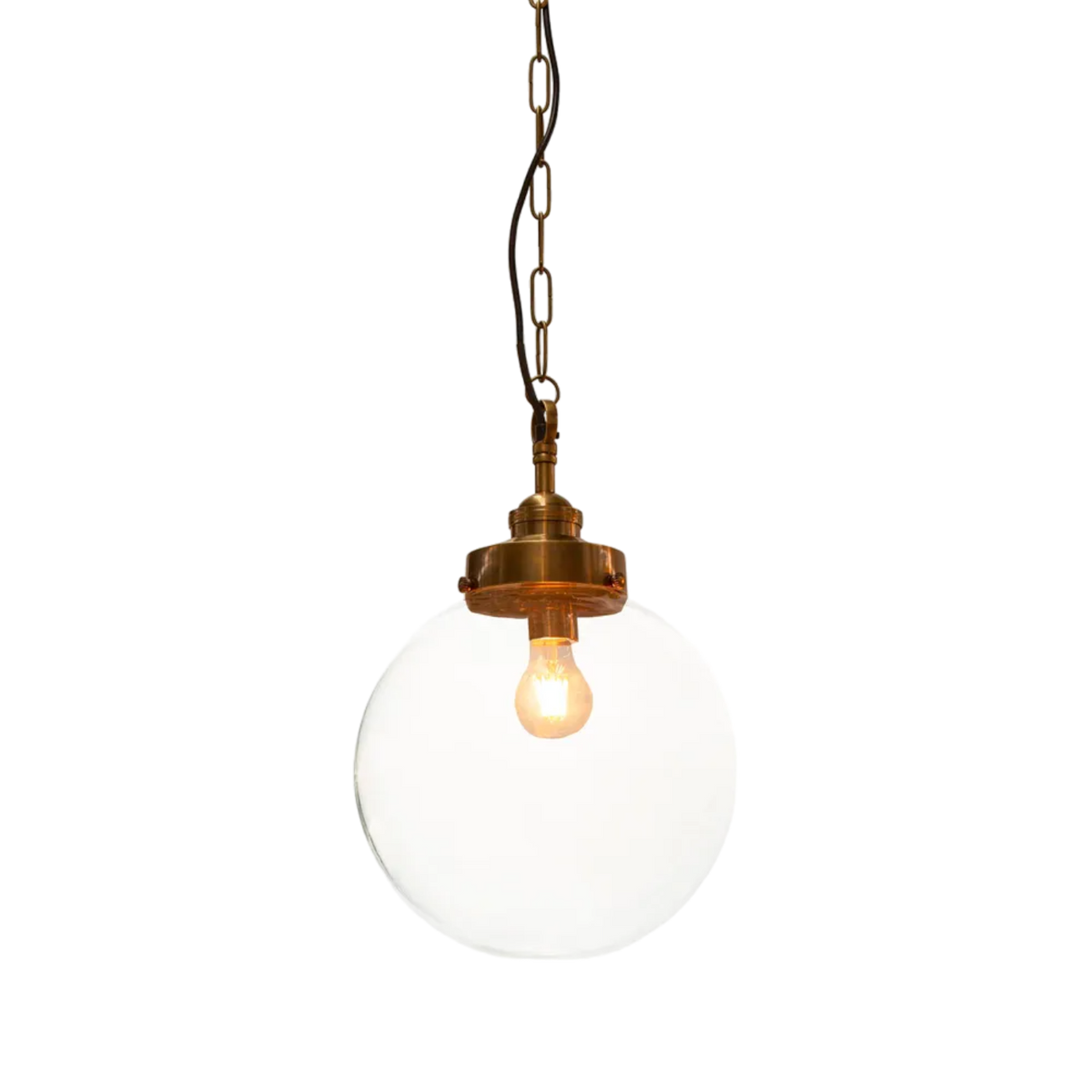Celeste Ceiling Pendant Medium Antique Brass