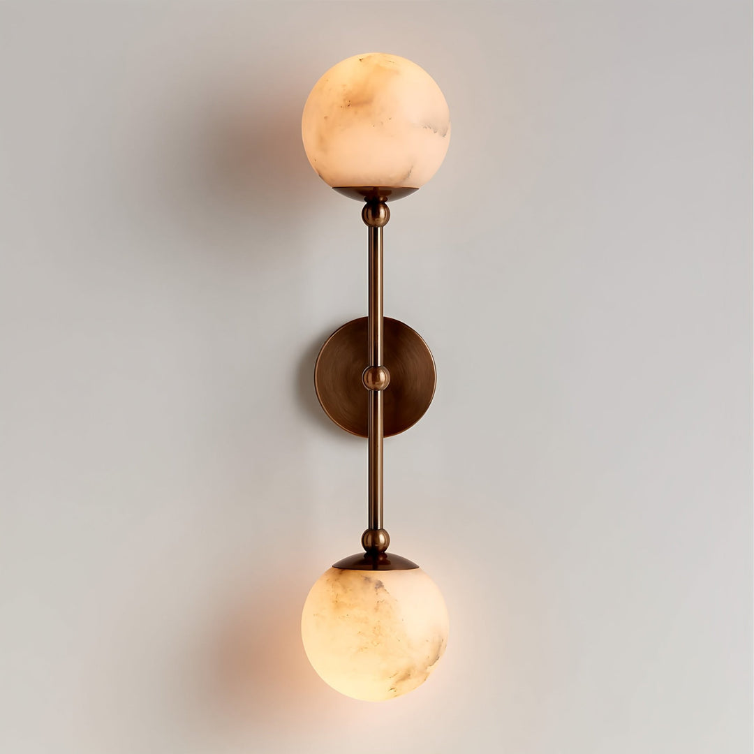 Lira Alabaster Sconce - 2 heads