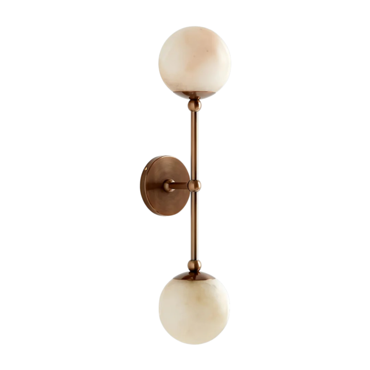Lira Alabaster Sconce - 2 heads