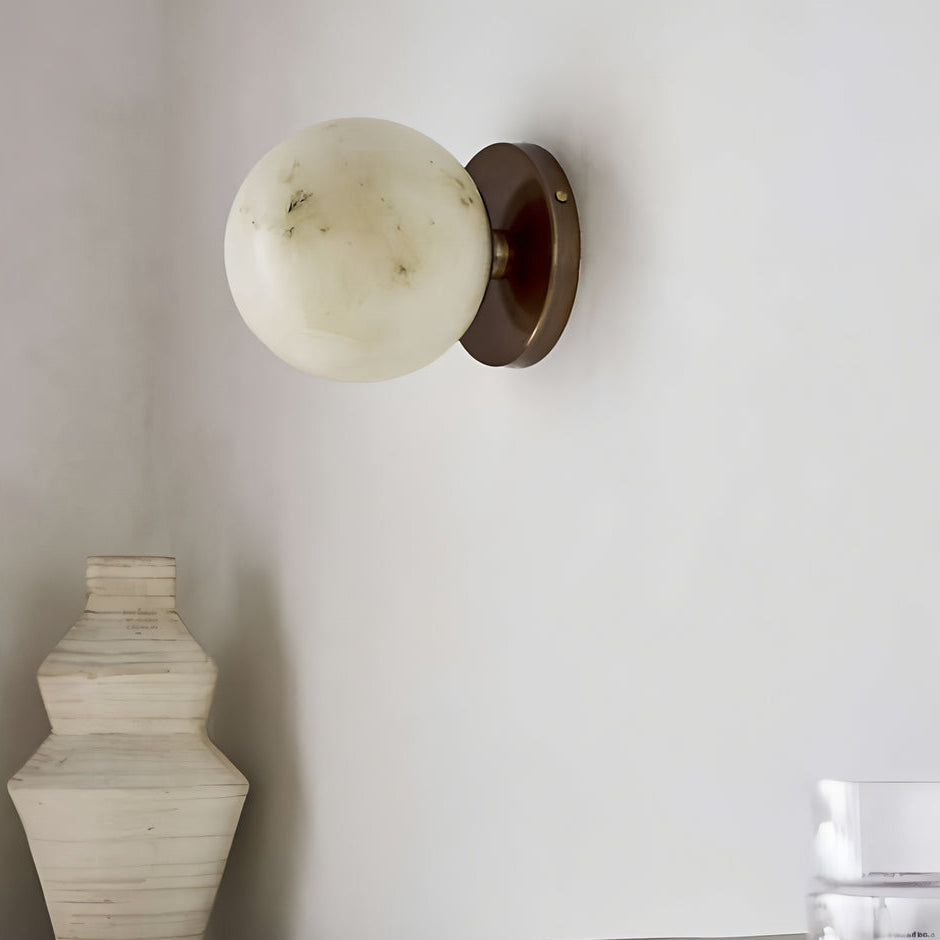Lira Alabaster Sconce - 1 head