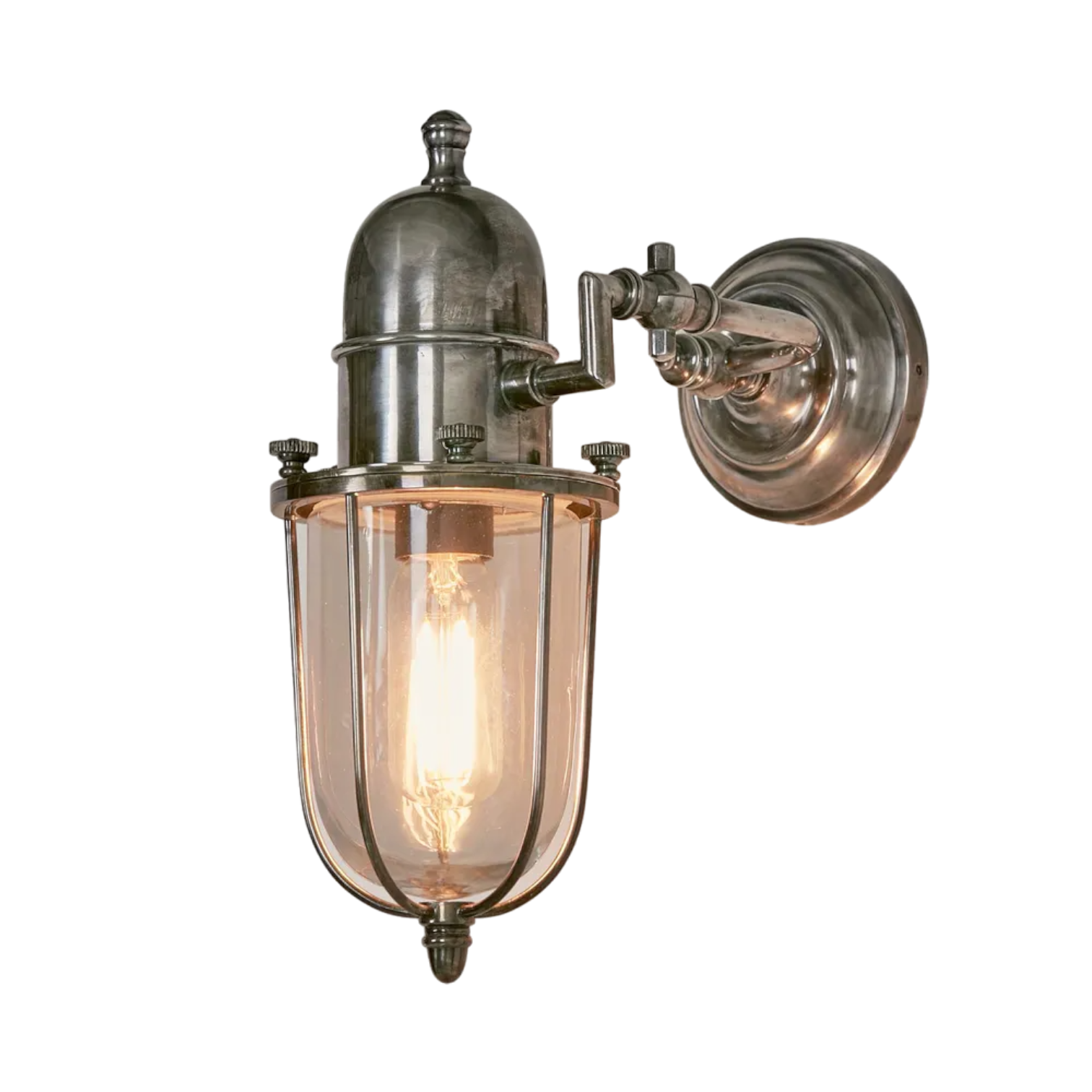 Chapel Outdoor Wall Light Outdoor Silver