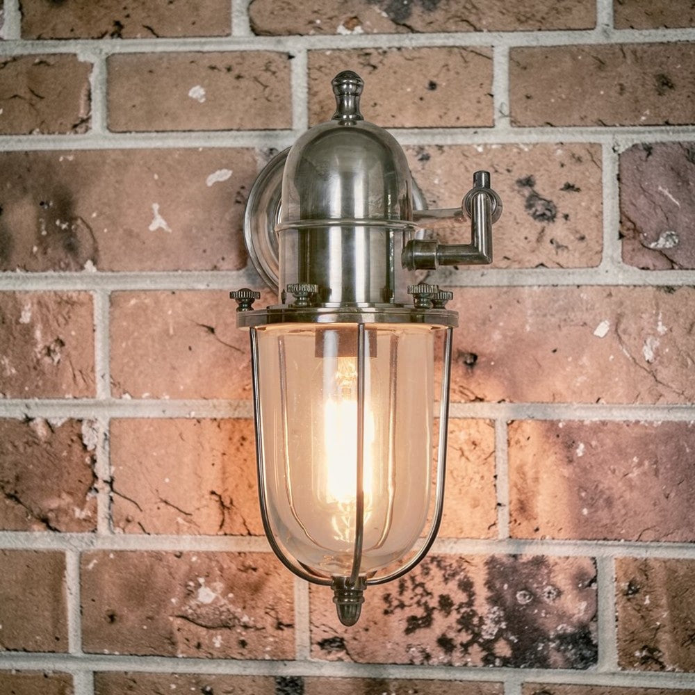 Chapel Outdoor Wall Light Outdoor Silver